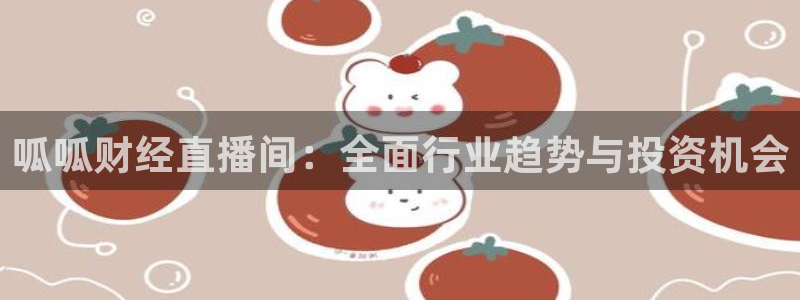dqiu斗球直播：呱呱财经直播间：全面行业趋势与投资机会